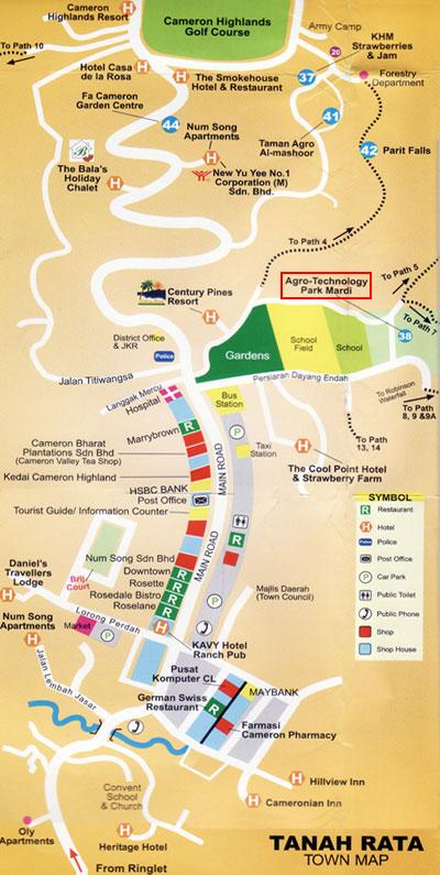 English Cottage location map