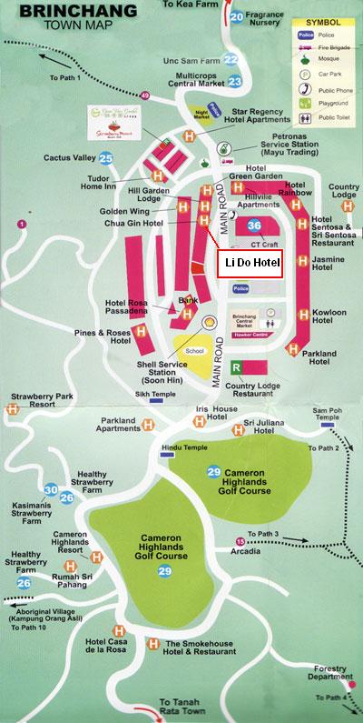 Lido Hotel location map
