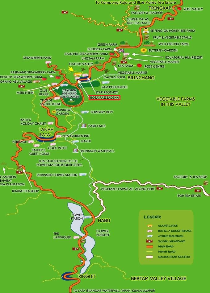 Hotel Rosa Passadena Map